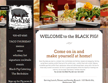 Tablet Screenshot of eatblackpig.com